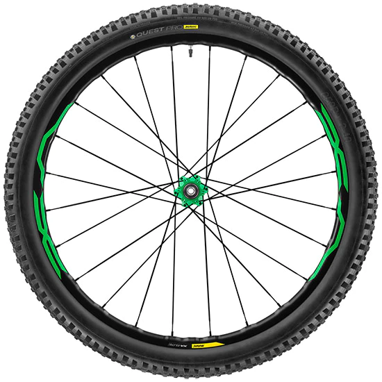 Mavic XA Elite 27.5 Boost Wheels - Green - Image 2