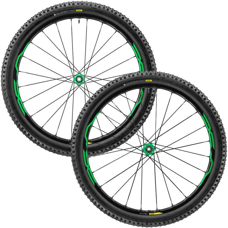 Mavic XA Elite 27.5 Boost Wheels - Green
